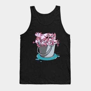 Bucket Of Axolotls Tank Top